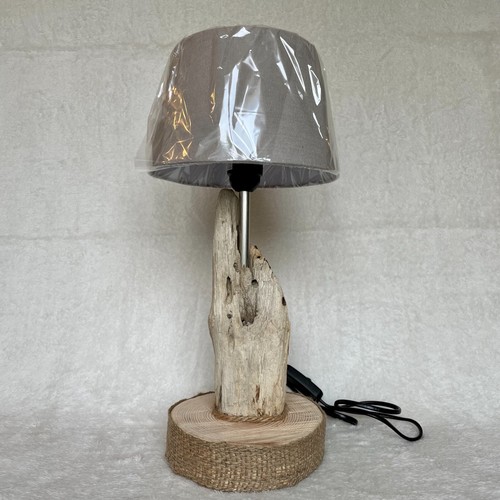 Lampe naturel bois flotté - en,