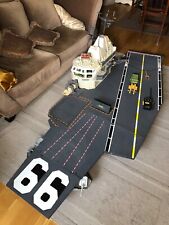 PORTE-AVIONS AIRCRAFT CARRIER U.S.S. FLAGG G.I.JOE - 1985 COLLECTOR !!