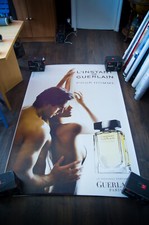 GUERLAIN L'INSTANT SERGIO MUNIZ B French Bus Vintage Fashion Poster Original
