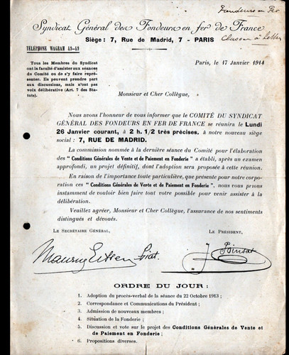 Paris syndicat des - (viii°),