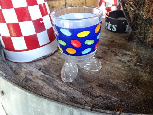 Verre publicitaire pieds - verre,