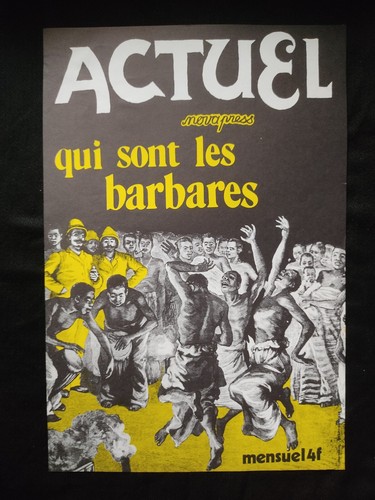 Affiche magazine actuel 1967 - magazine,