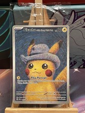 ✨Pokémon: Pikachu With Grey Felt Hat Van Gogh Scellée SVP 185✨