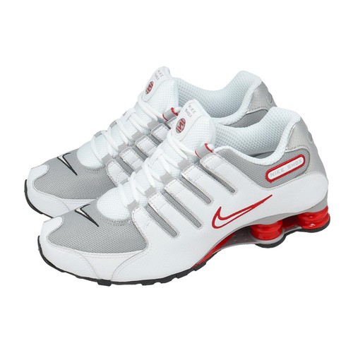 Nike shox white metallic - nike,