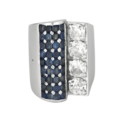 Sculpturale bague art déco - sculpturale,