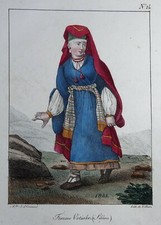 Costume Russe Lithographie