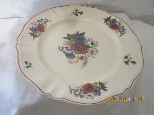 Ancien plat rond modèle - plat,