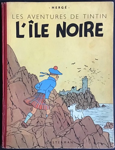 Tintin île noire 4ème - tintin,