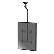 Support plafond pour 1 écran TV mode portrait 65''-75'' - Hauteur 225 cm