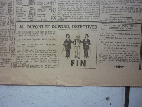 Tintin journal soir - tintin,