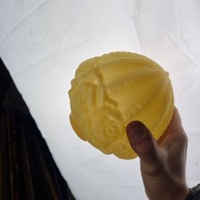 2 GLOBES, TULIPE, ART DECO