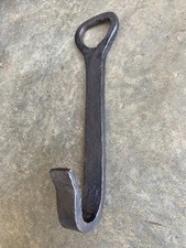Ancien crochet en fer forgé, ferrure