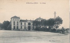 Carte postale ancienne postcard ROMANS-SUR-ISERE DROME le collège gris