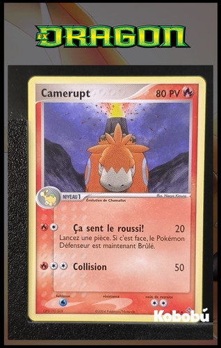 Carte pokémon camerupt 97 - carte, 24/97