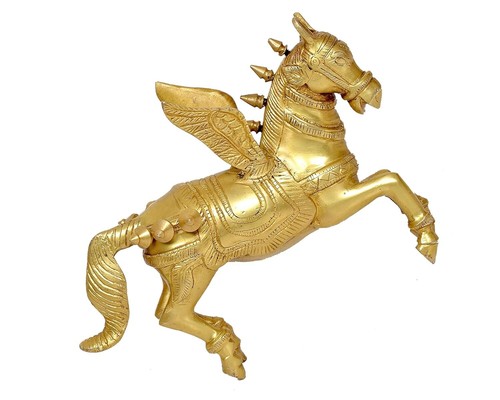 Laiton ailes volant cheval - laiton,
