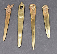 COUPE PAPIER LOT de 4 Bronze
