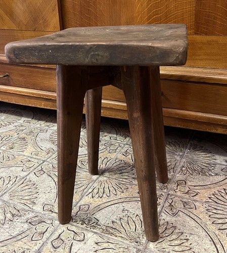 Tabouret vintage attribué - tabouret,