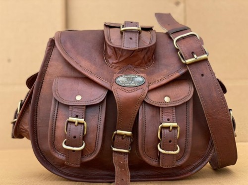 Sac besace femme vintage - sac, cuir