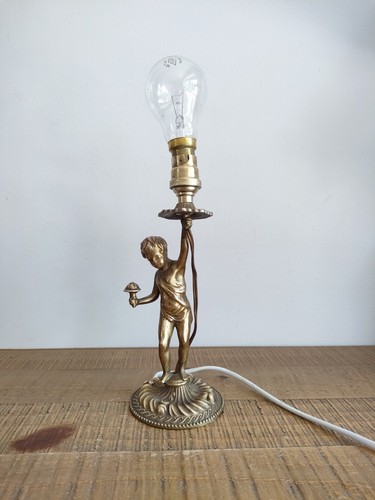 Pied lampe avec chérubin - pied,