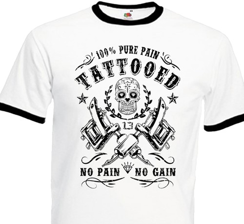 Shirt tattooed pain tattoo - ,