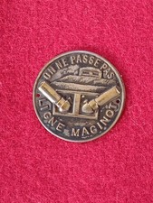 insigne des unités artillerie de la ligne maginot on ne passe pas sans fabricant