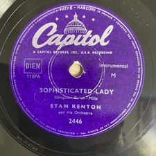 78t Stan Kenton Sophisticated Lady Begin The Beguine 2446 Capitol
