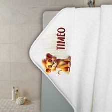 Cape de bain en éponge