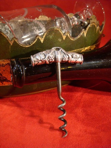 Tire bouchon argent massifs - en,
