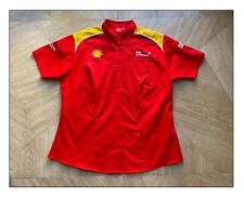 Chemise Shell Workwear vintage Scuderia Ferrari Nascar Route 66 Peugeot renault