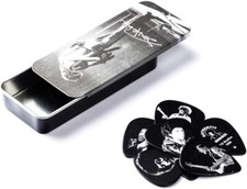 6 MEDIATORS JIMMY HENDRIX Jim Dunlop JH-PT06 M Argent Portrait EA