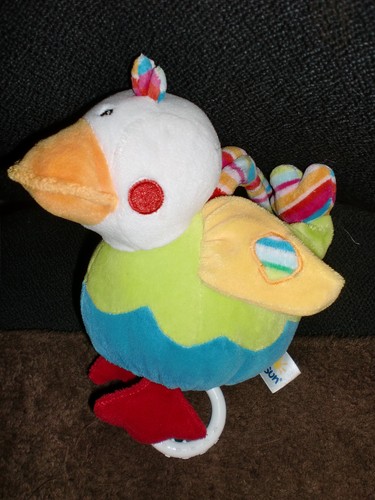 Doudou peluche musical - , poule
