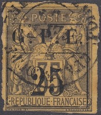 GUADELOUPE Colonie Française 1884 Yvert 2 Oblitéré (ref#18388)