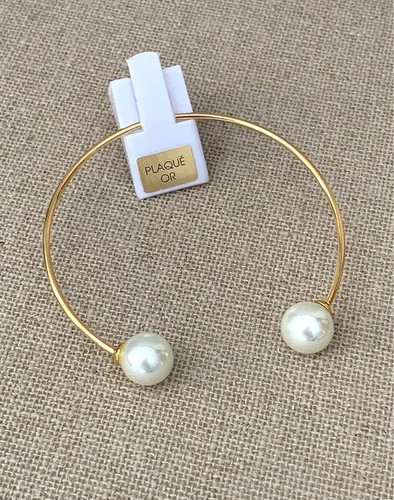 Bracelet jonc ouvert double - bracelet,