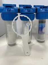 Filtre D'Eau 1" Plus 10" Avec Cartouche Rete + Filo + Charbon Actif