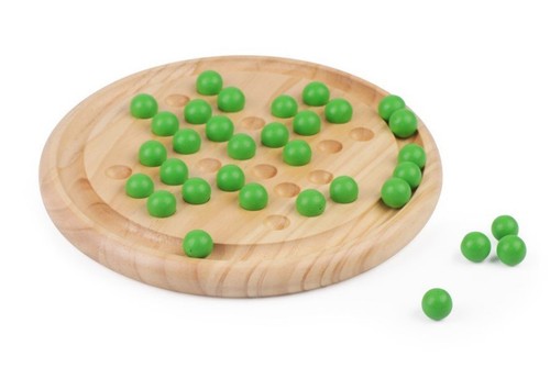 Solitaire bois billes - bois, et