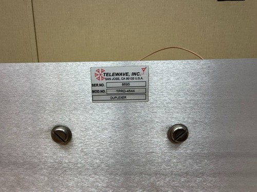 Telewave tprd 4544 pass reject - telewave,