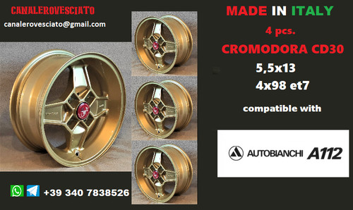 Jantes alliage cromodora 5 - alliage, 5,5