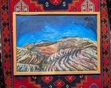 HSC ÉCOLE RUSSE-JUIF SOUTINE... PAYSAGE ISRAËL EXPRESSIONNISTE SIGNE (8)