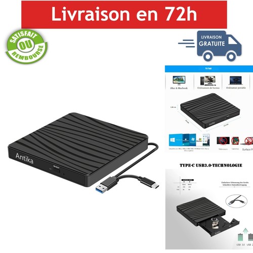 Lecteur dvd externe usb - cd,