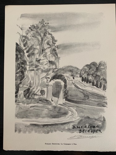 Lithographie original signé
