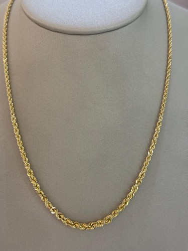 18k jaune chaîne collier - or,