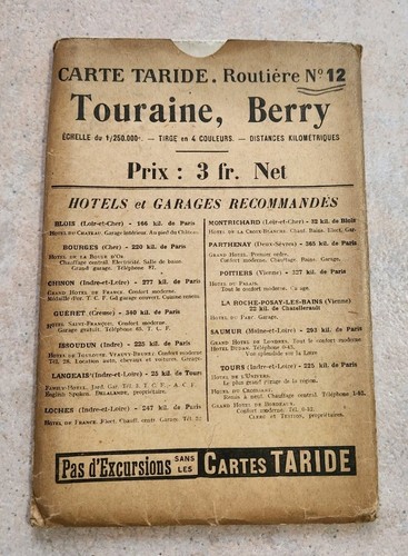 Carte taride routière - carte,