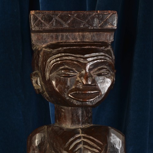 Grande sculpture africaine - , en