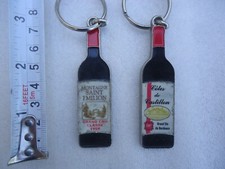 LOT 2 PORTE-CLES PROMOTIONNEL GRAND CRU VIN DE BORDEAUX année 1959/1987