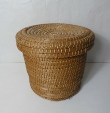 grande corbeille en paille