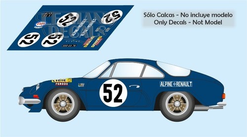Autocollants alpine a110 - alpine,