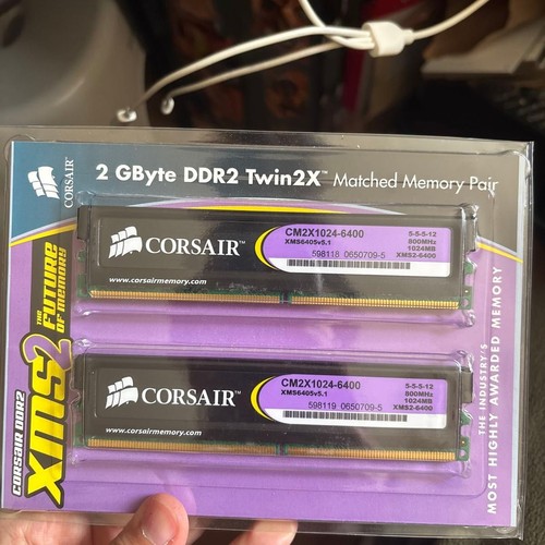 Corsair 2gb ddr2 800 - corsair, (2x1gb)