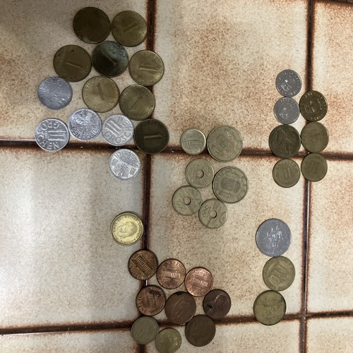 Lot pieces de monnaie - de,