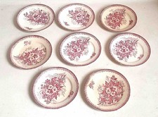 Lot de 8 assiettes Terre de