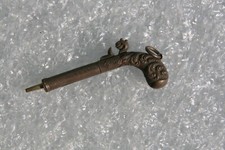 miniature pistolet stylo en argent Mordan 1840.